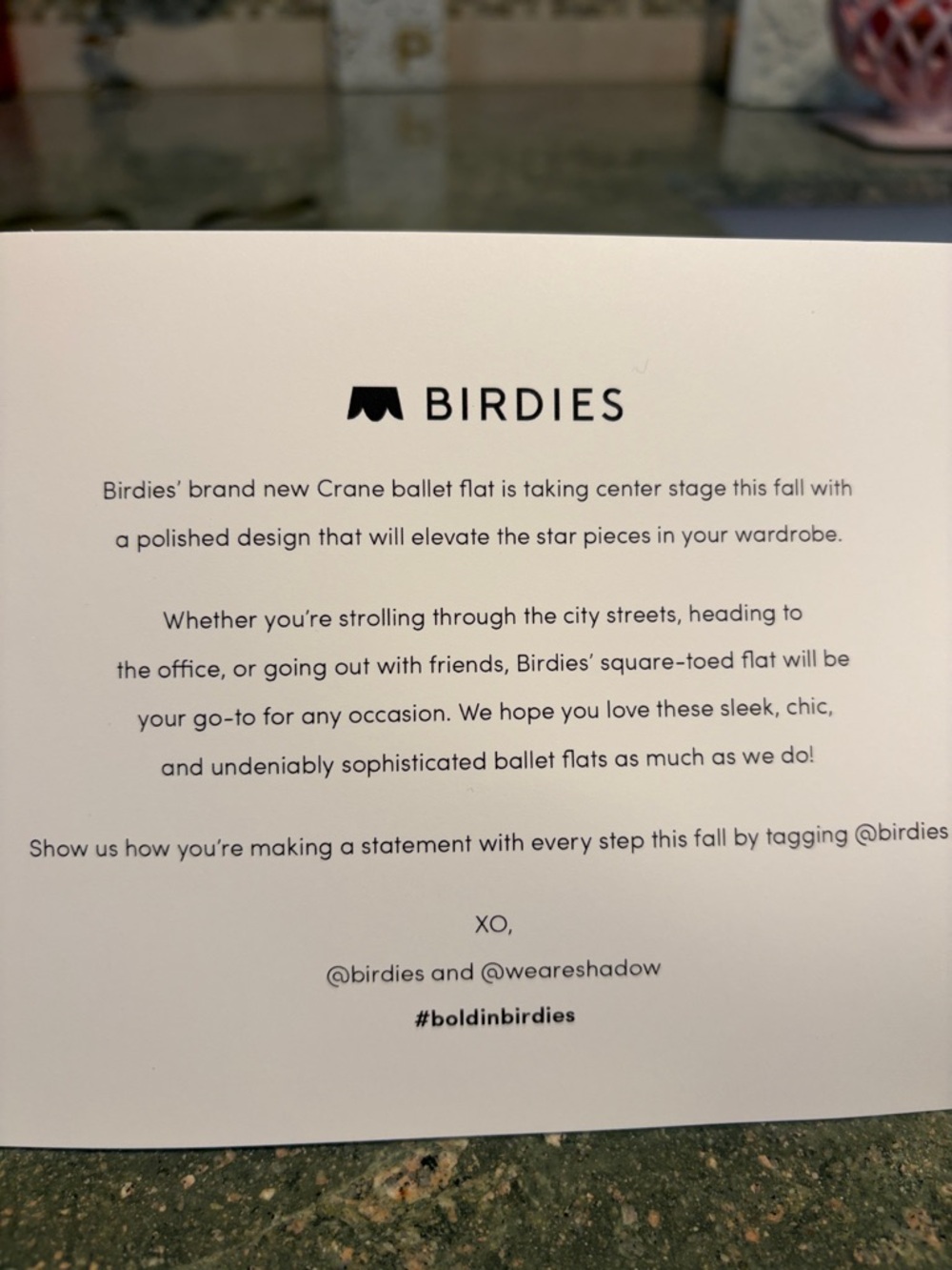 NWT Birdies Metallic Crane ballet Flats!⭐️ - Picture 7 of 8